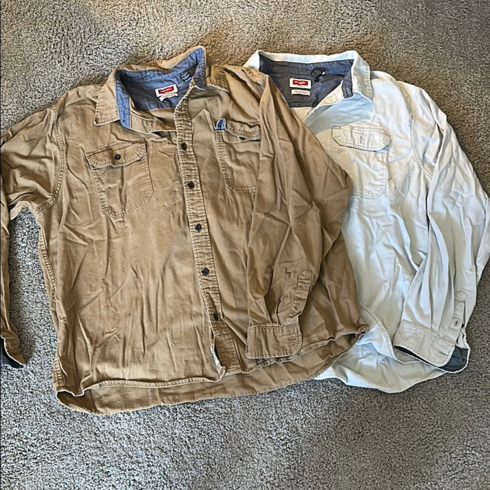Wrangler LOT button downs XXL